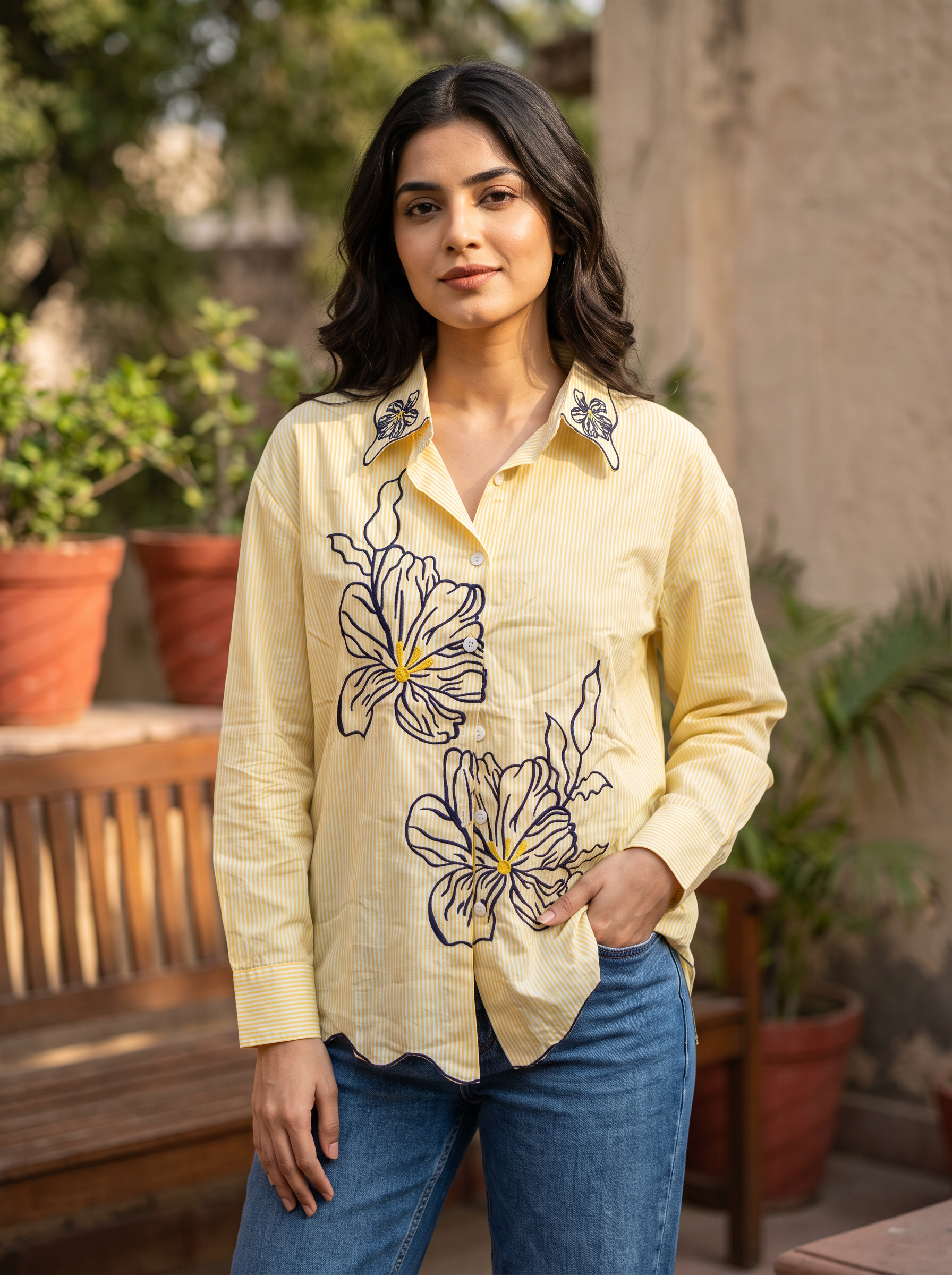 Summer Embroidered Shirt