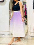 The Aria High-Rise Pleated Skirt
