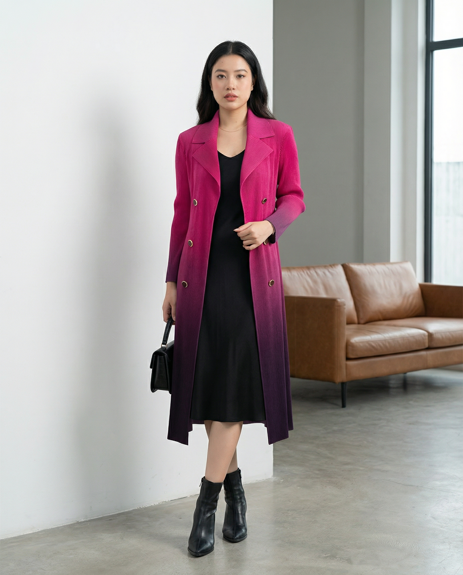 Blazer Ombré Statement Dress
