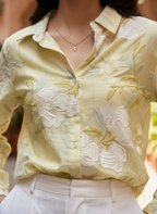 Floral Embroidered Shirt