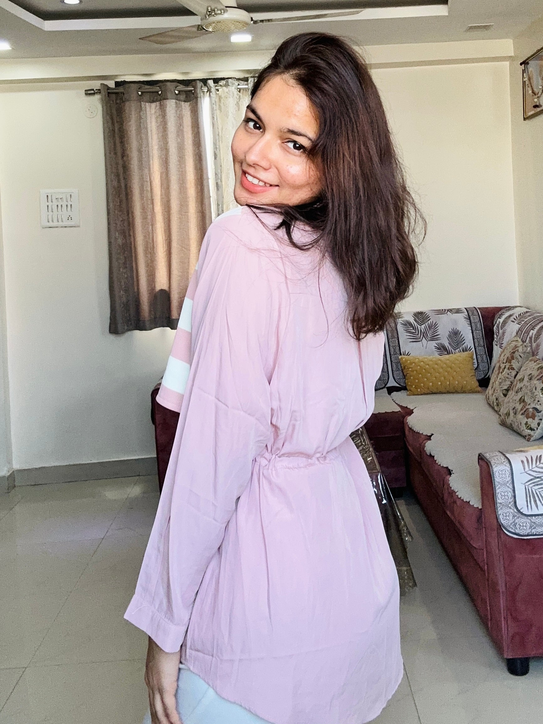 Cotton Candy Drawstring Shirt – Korean Edition