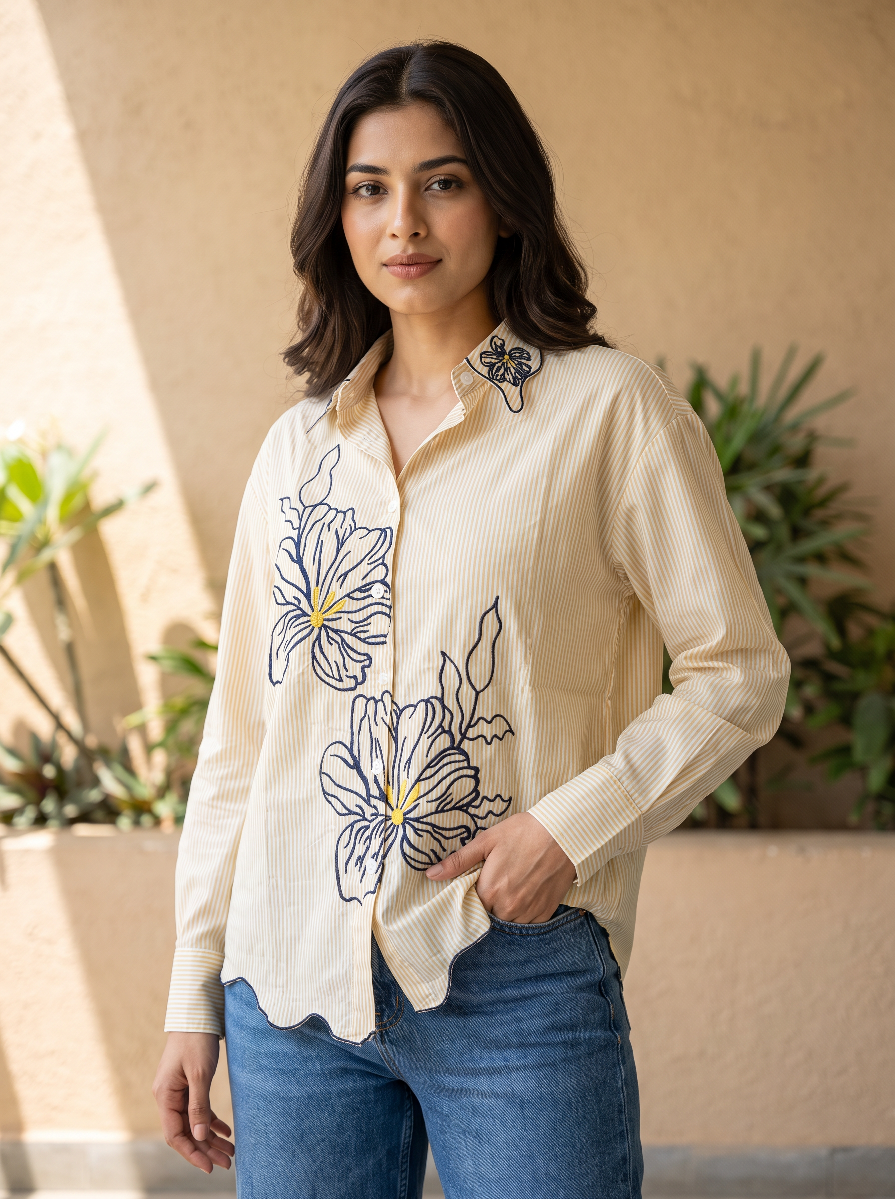 Summer Embroidered Shirt