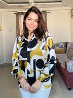 Mod Muse Satin Crepe Shirt