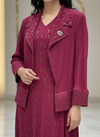 The Midnight Aurora Pleated Dress