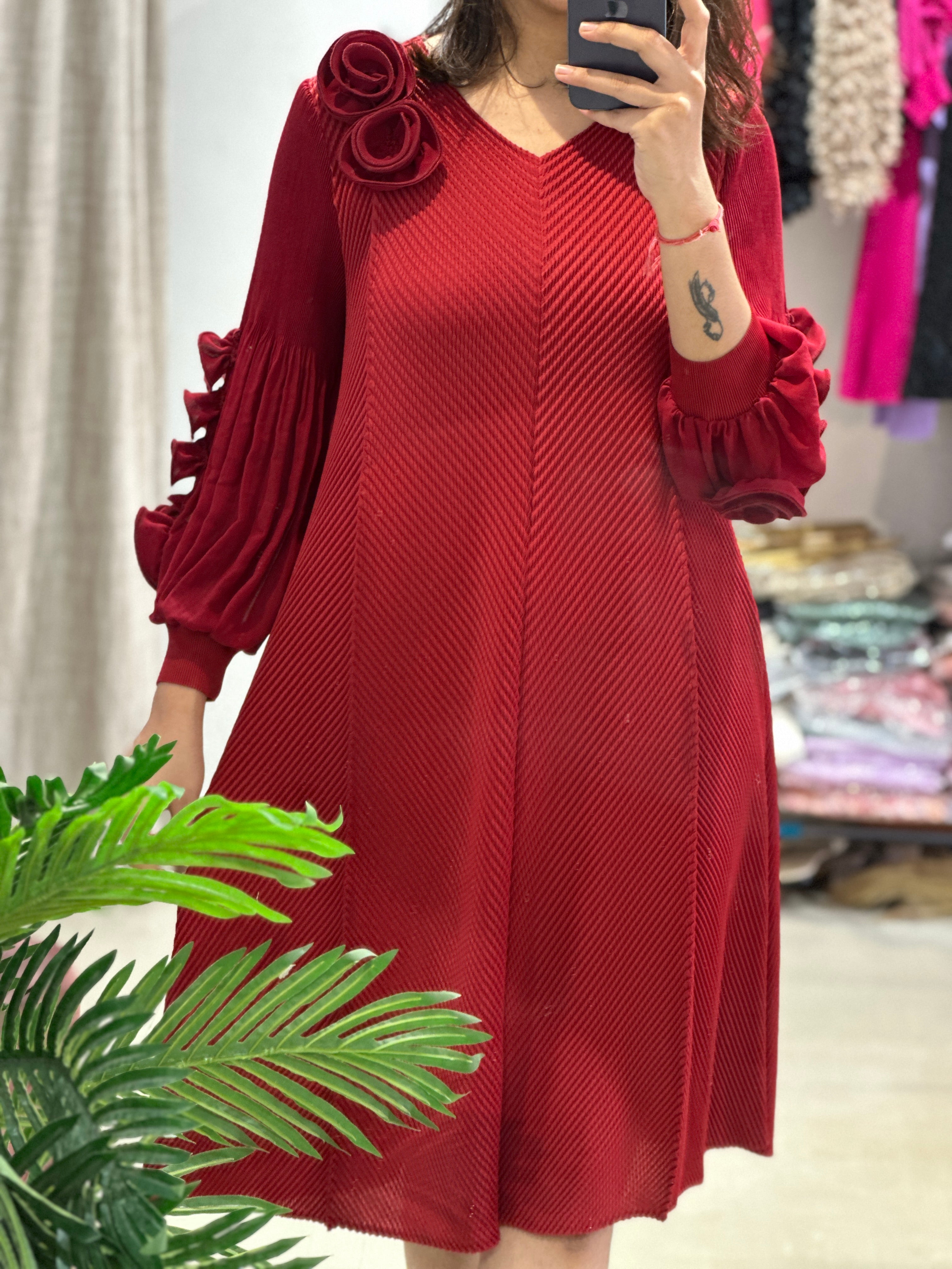 Valentina Hot Dress- Red