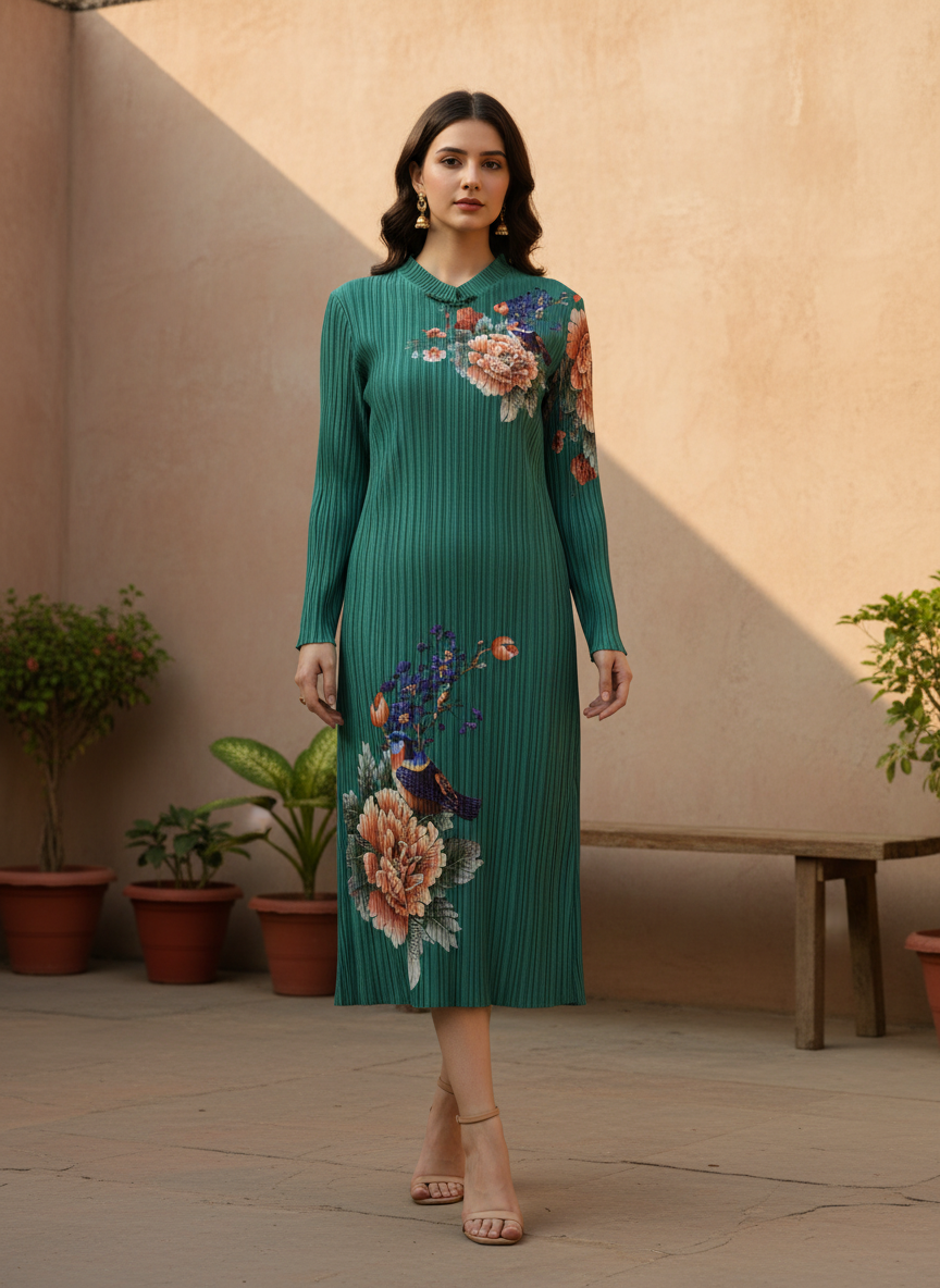 Alia pleated Dress