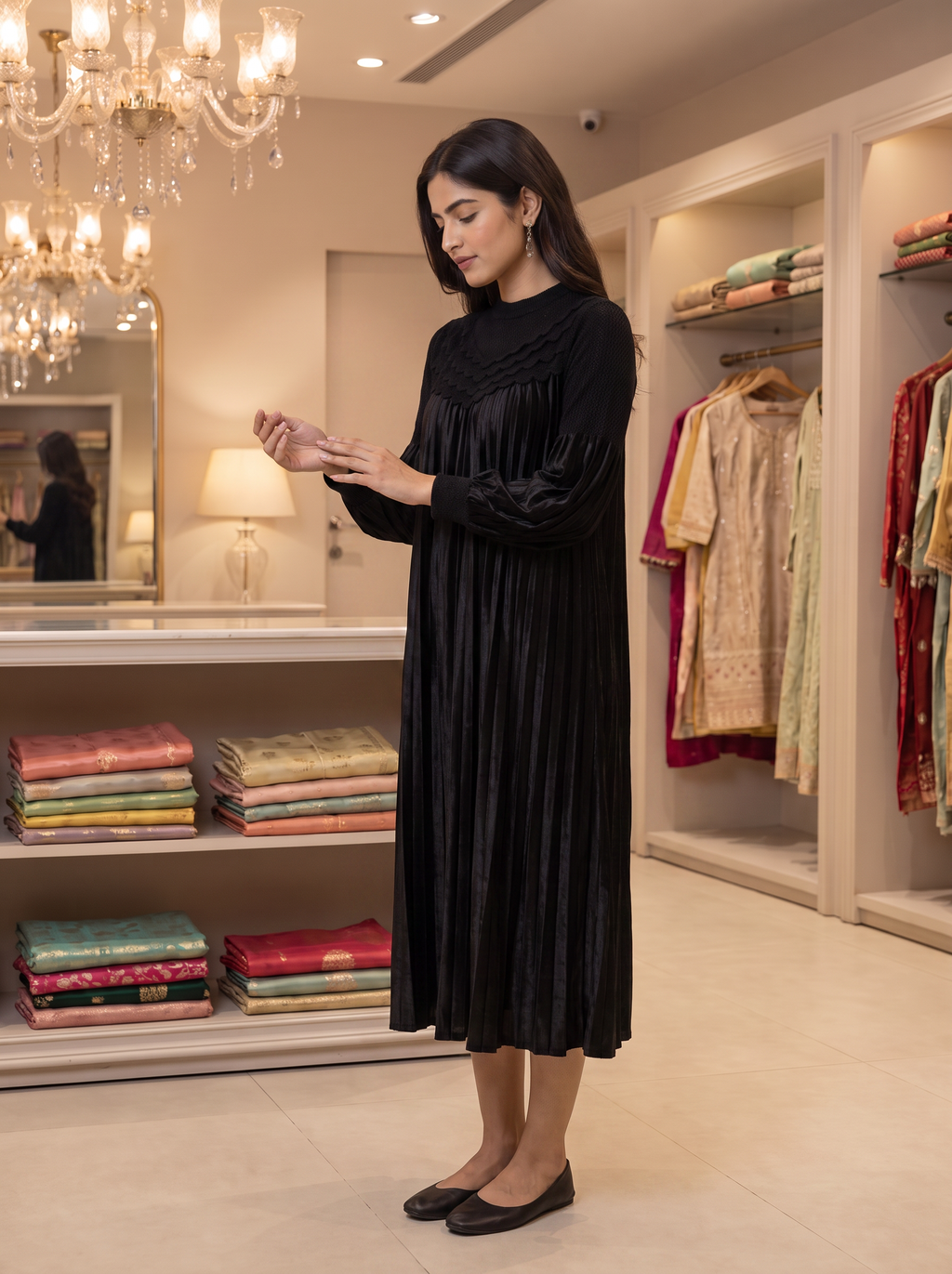 The Mulberry Ripple Dress Set