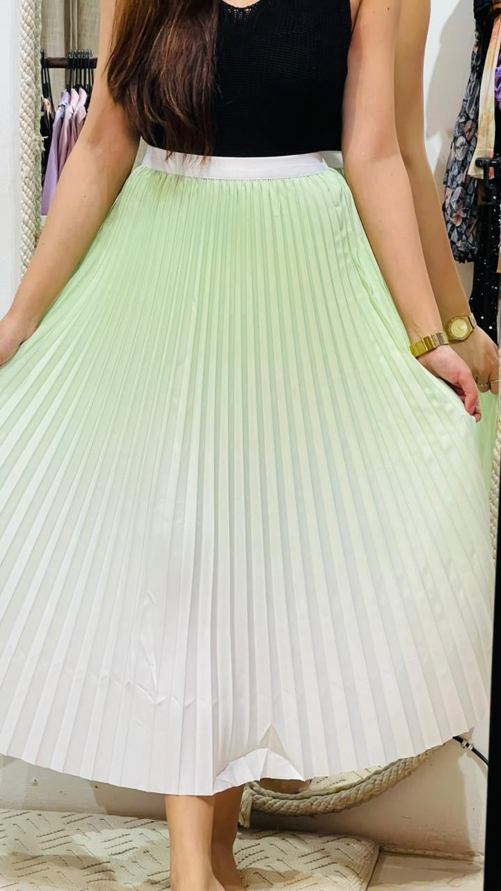 The Aria High-Rise Pleated Skirt