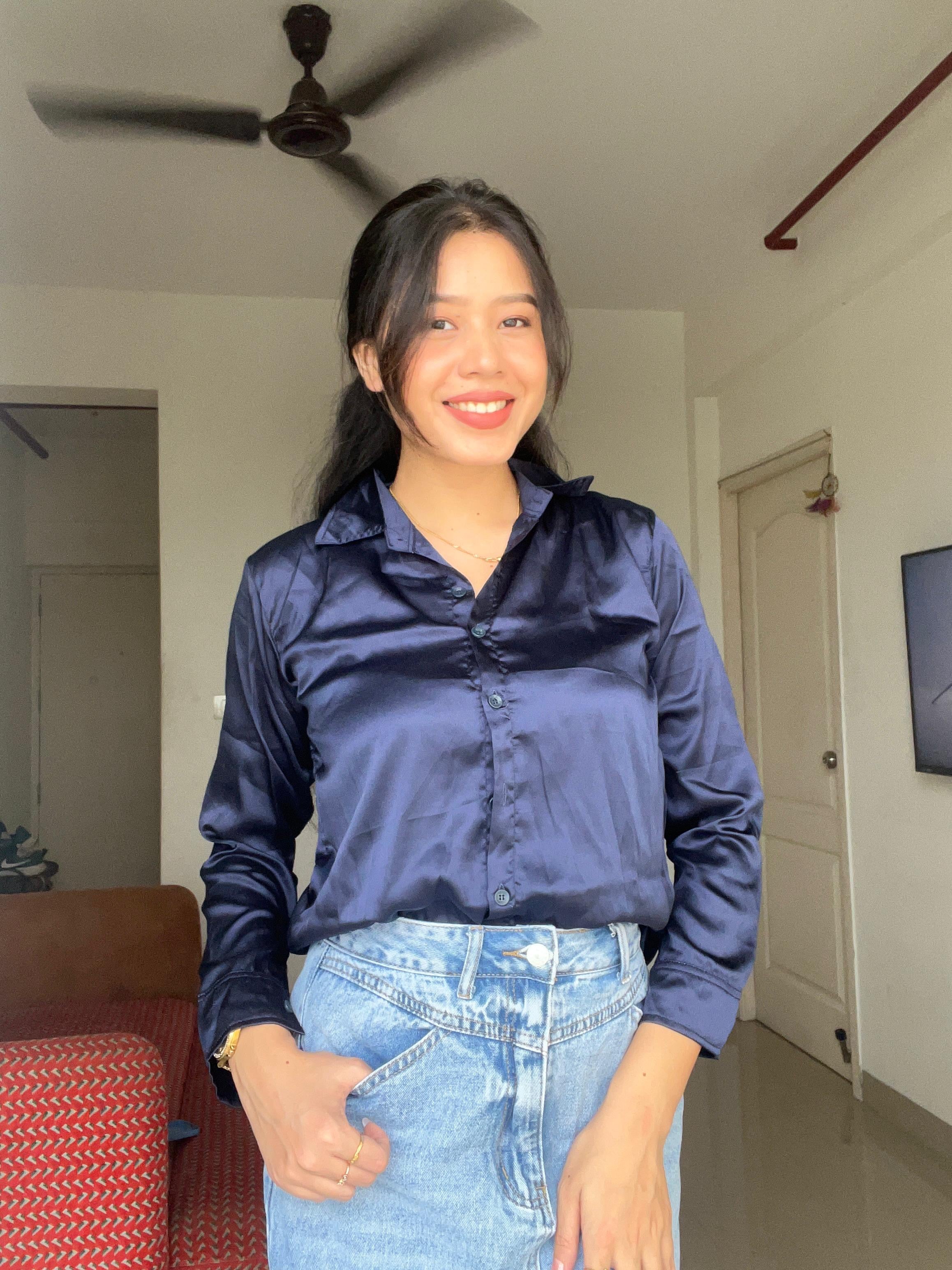 The Essential Silk-Touch Blouse