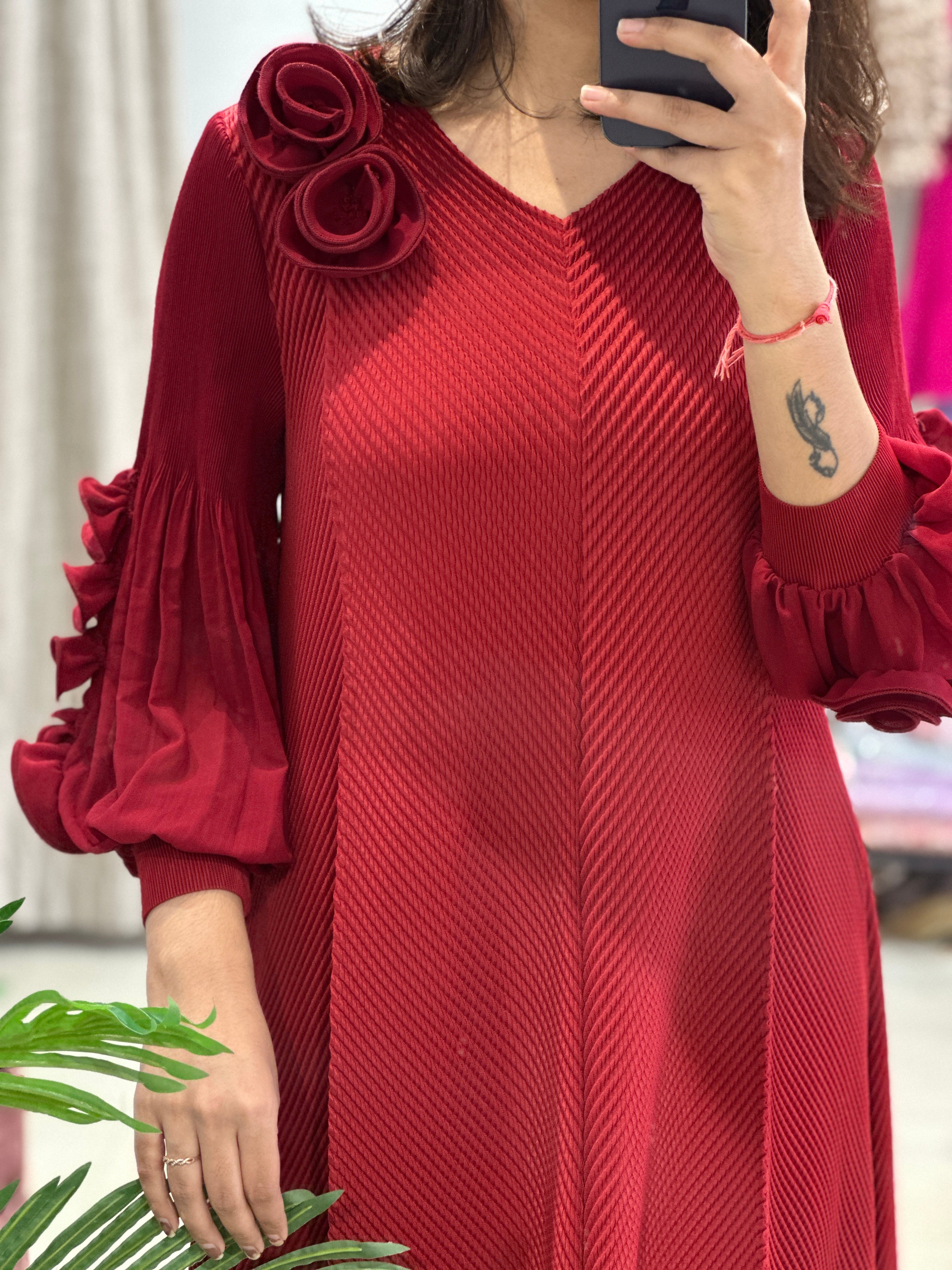 Valentina Hot Dress- Red