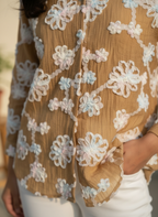 Toasted Honey Floral 3D Shirt