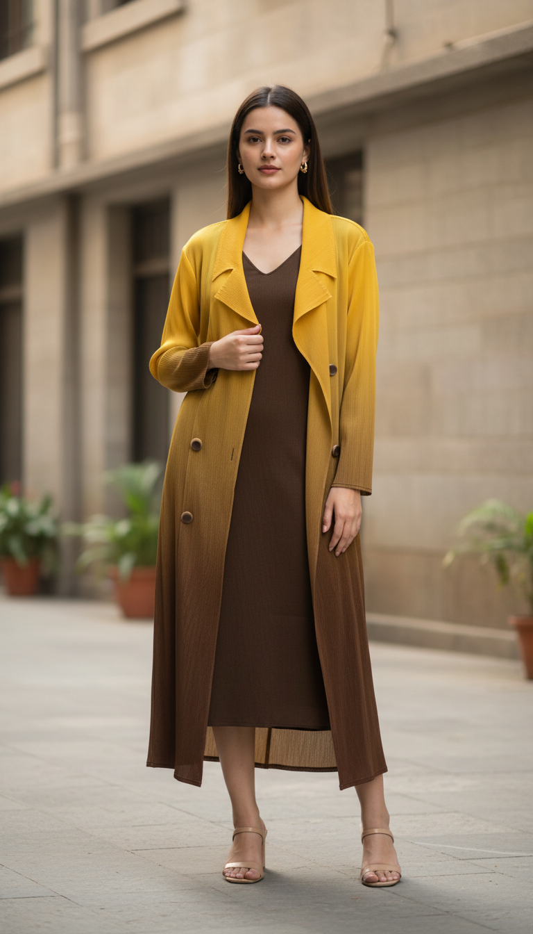 Blazer Ombré Statement Dress