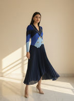 ELYSIA Pearl Pleated Dress
