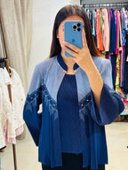 Elara Pleated Overlay Top