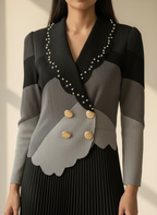 ELYSIA Pearl Pleated Dress