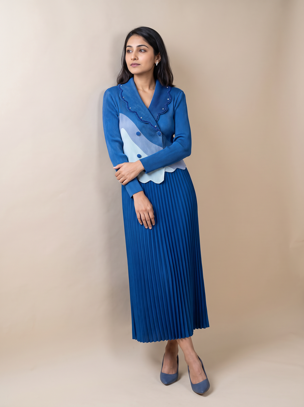 Elly Pleated Dress