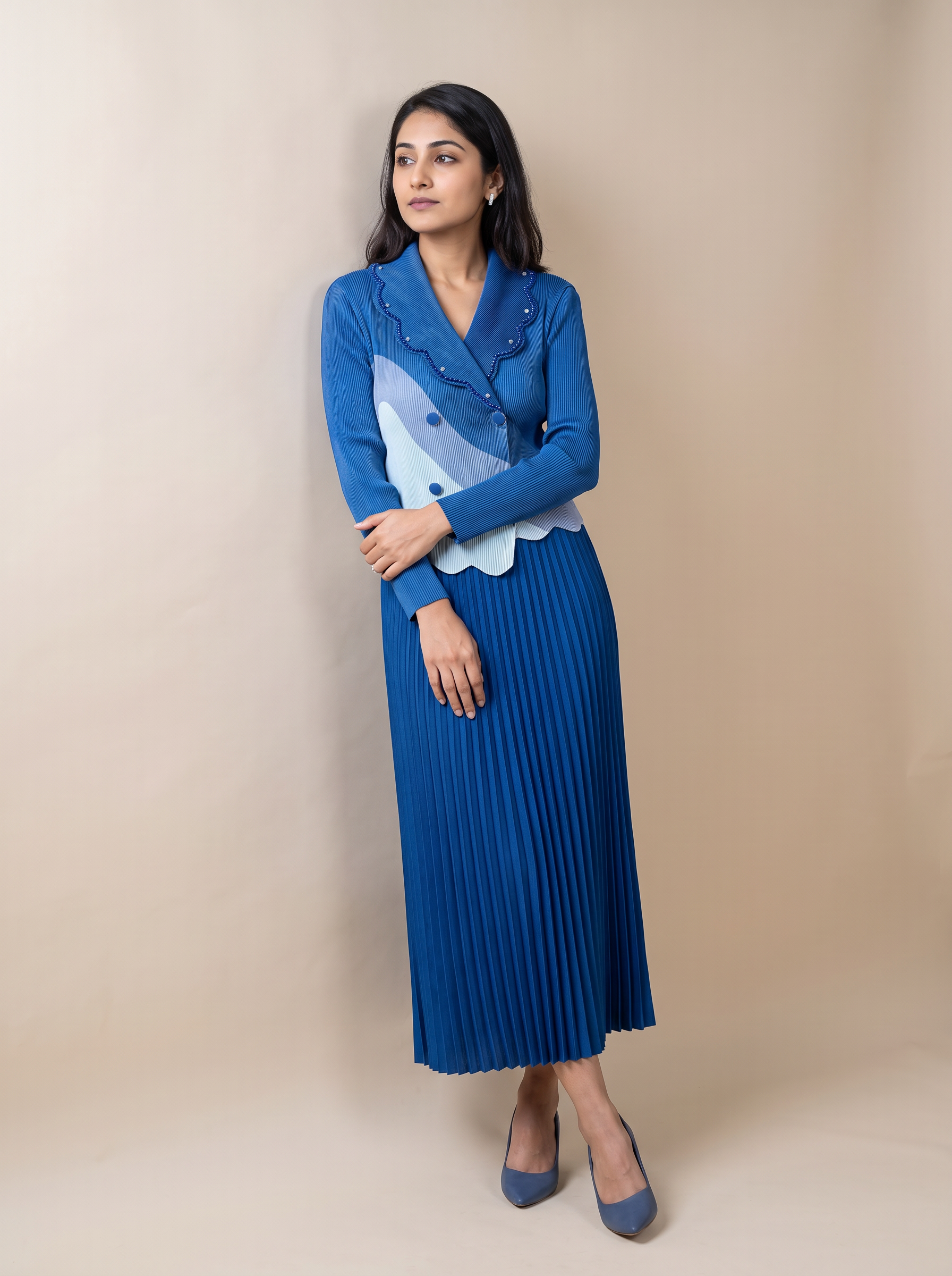 Elly Pleated Dress