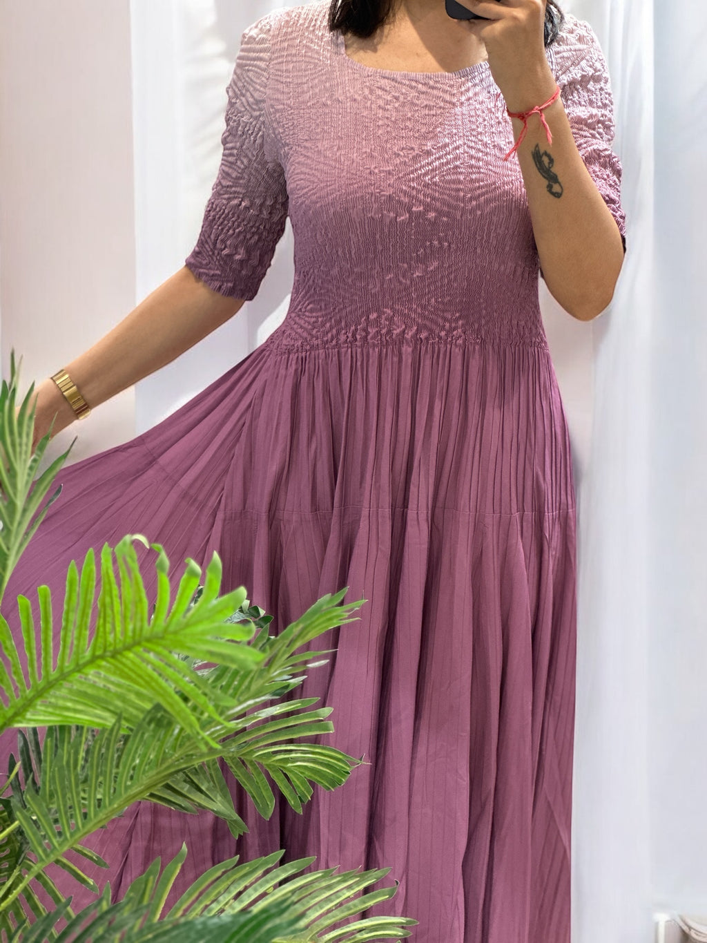 Julieta Flare Dress- Lilac
