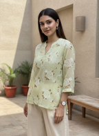 Chanderi Pastel Shirt