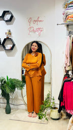 The Aurelia Pleated Peplum Co-ord Set