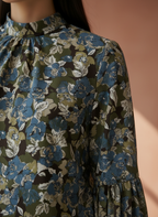 The Elena Bishop-Sleeve Blouse