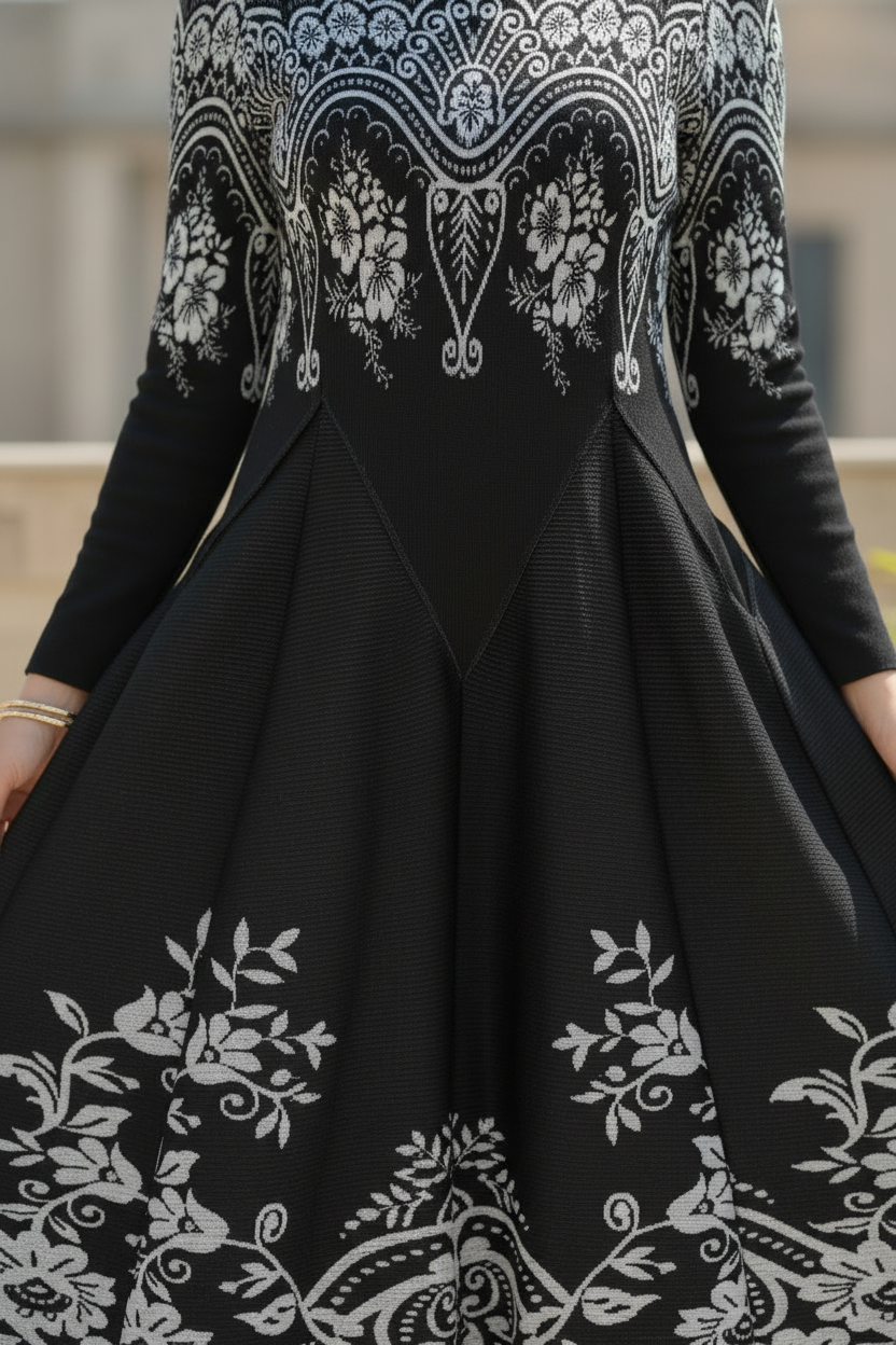 Garden Pleated Dress