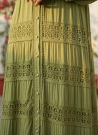 Lime Elegance Maxi Dress