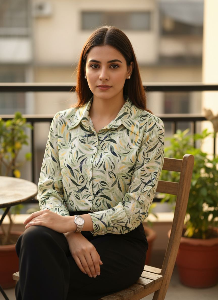 The Verdant Leaf Button-Down