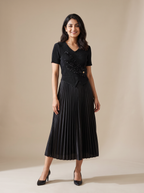 Classic Pleated Dress