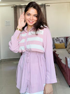 Cotton Candy Drawstring Shirt – Korean Edition