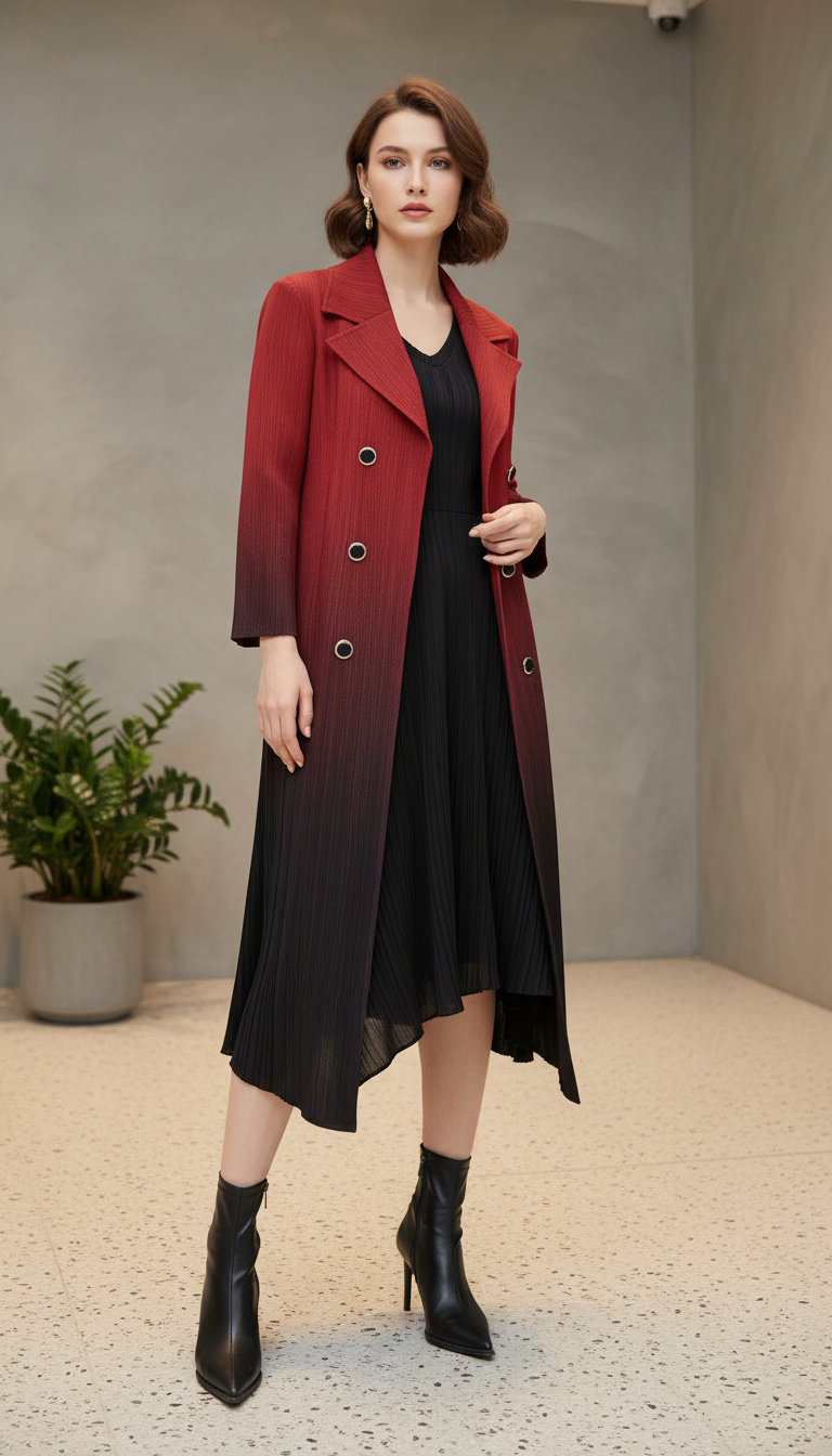 Blazer Ombré Statement Dress