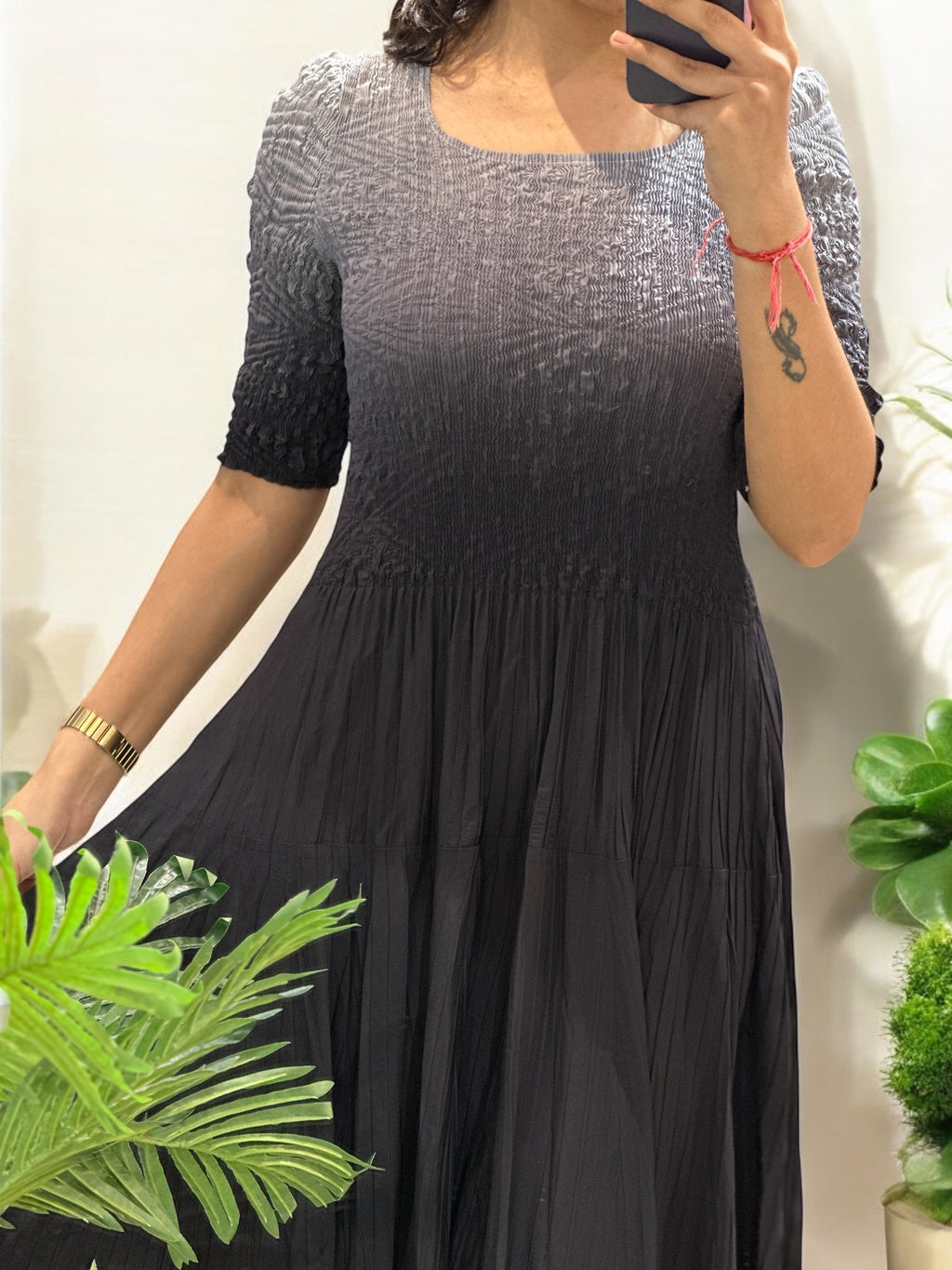 Julieta Flare Dress- Black