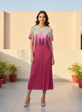 Amethyst Pleated Dress
