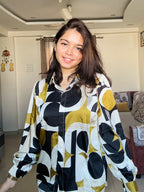 Mod Muse Satin Crepe Shirt