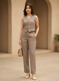 The Sandstone Pinstripe Co-ord Set