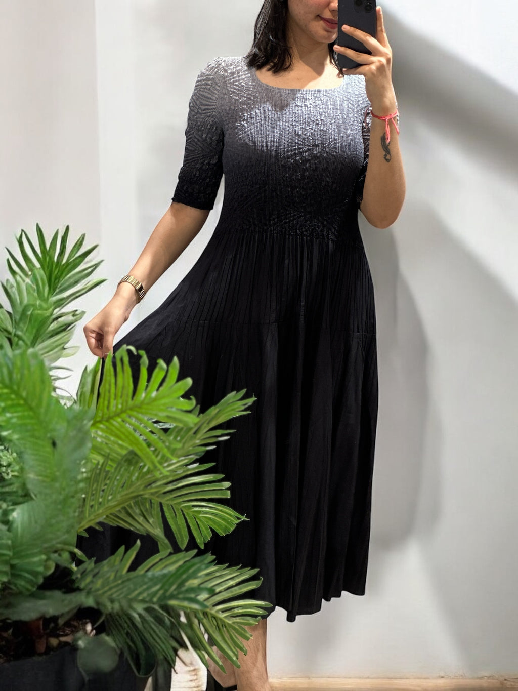 Julieta Flare Dress- Black