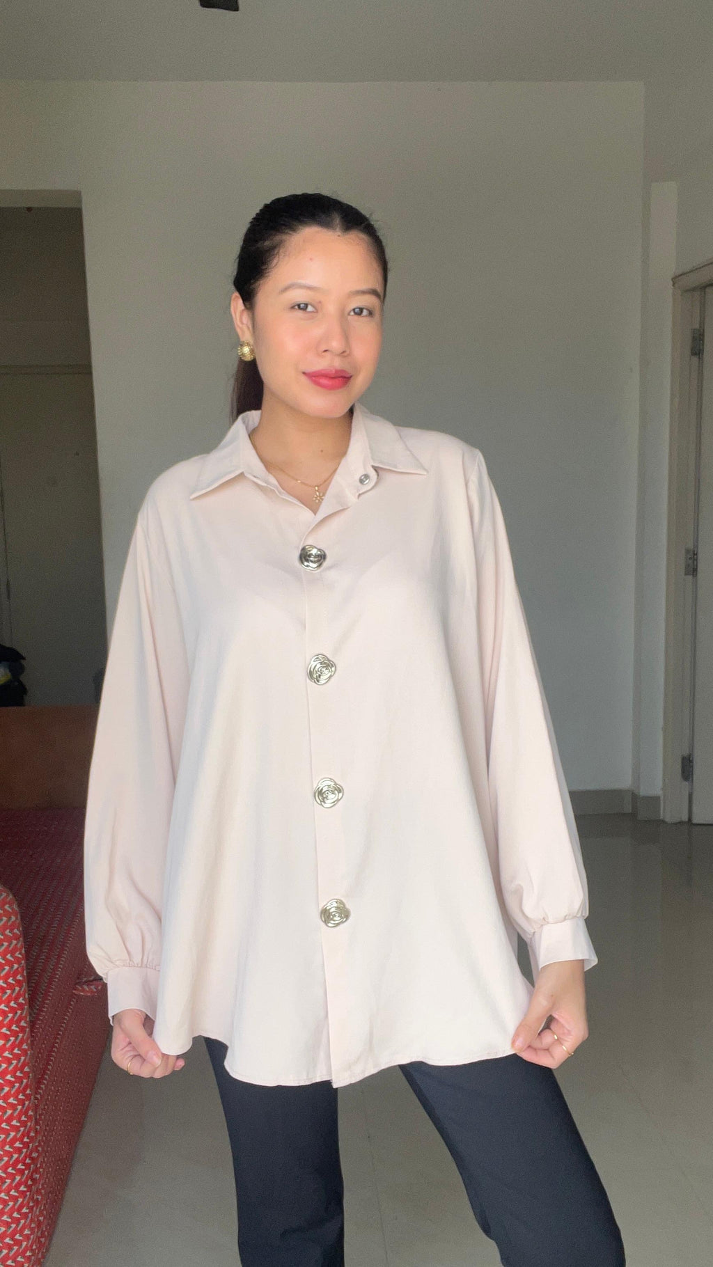 The Heirloom Oversized Statement Shirt