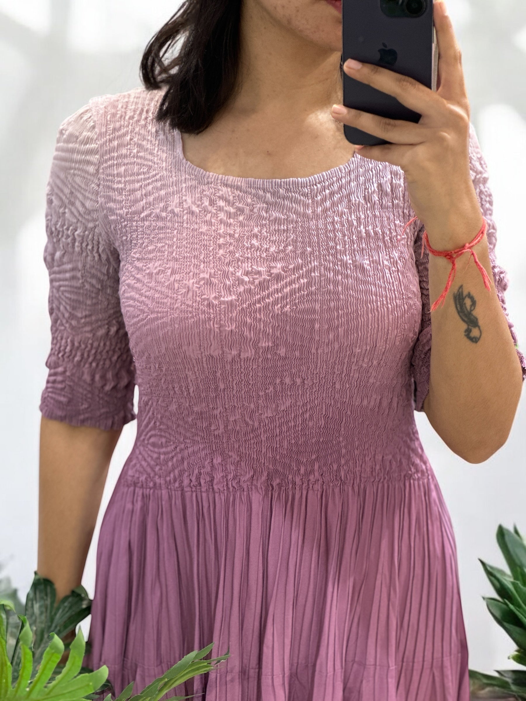 Julieta Flare Dress- Lilac