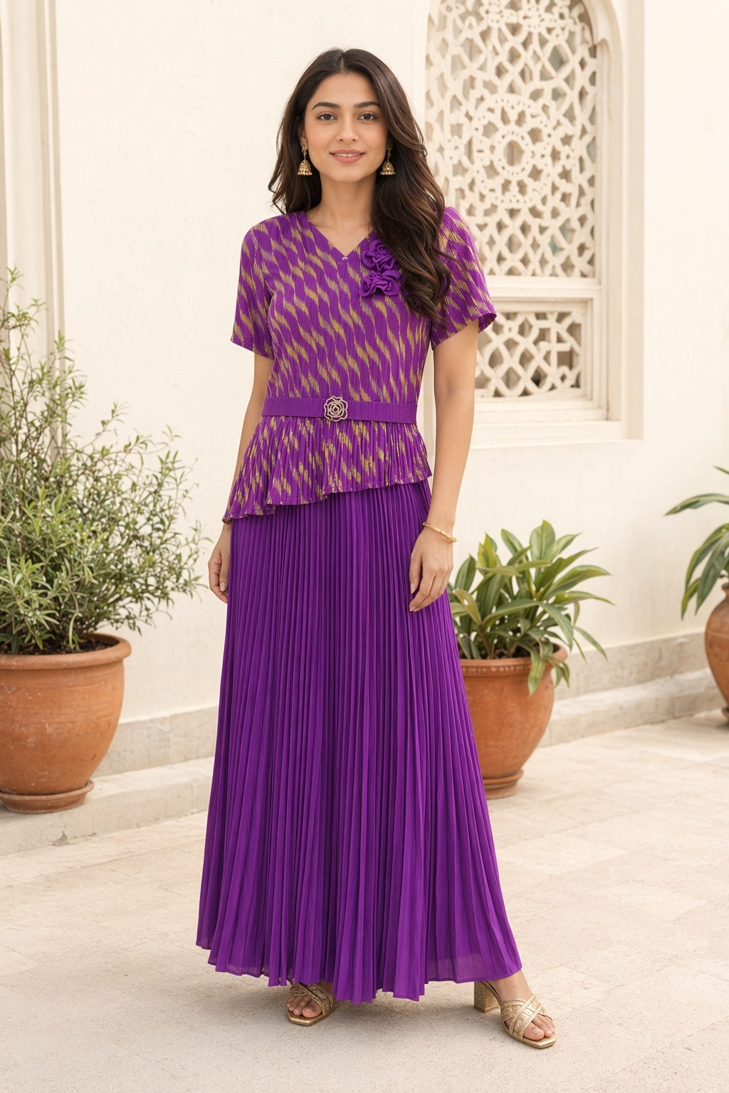 Miami Pleated Dress