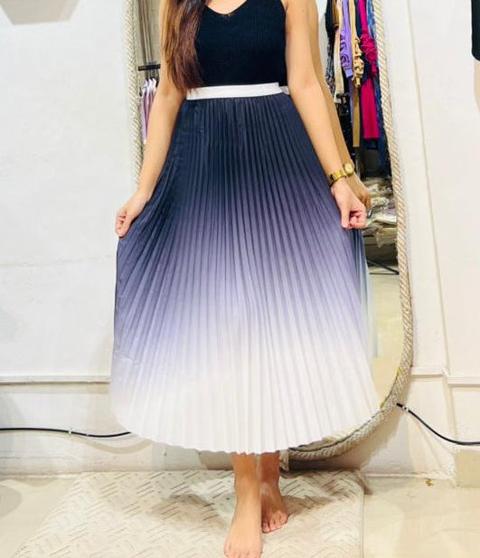 The Aria High-Rise Pleated Skirt