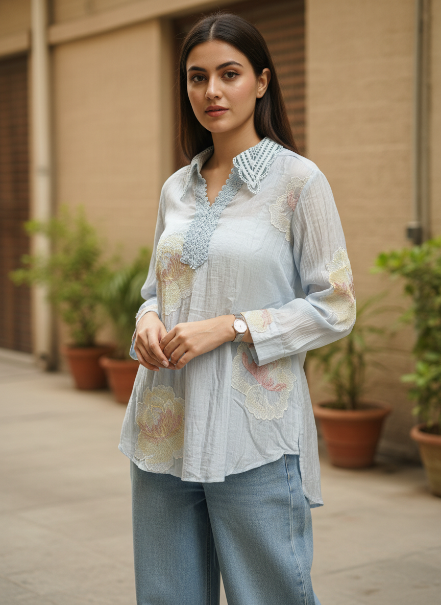 Summer Softest Chanderi Tunic