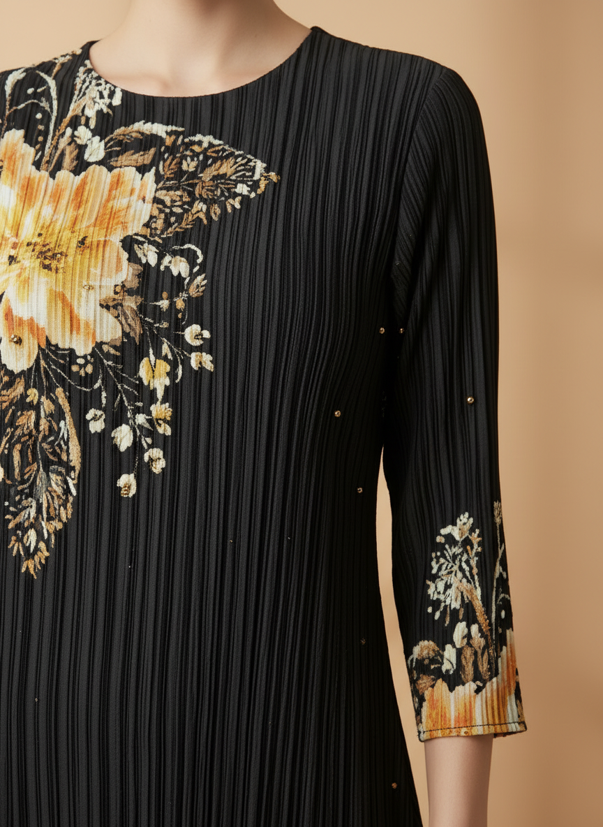 Alia Pleated Dress