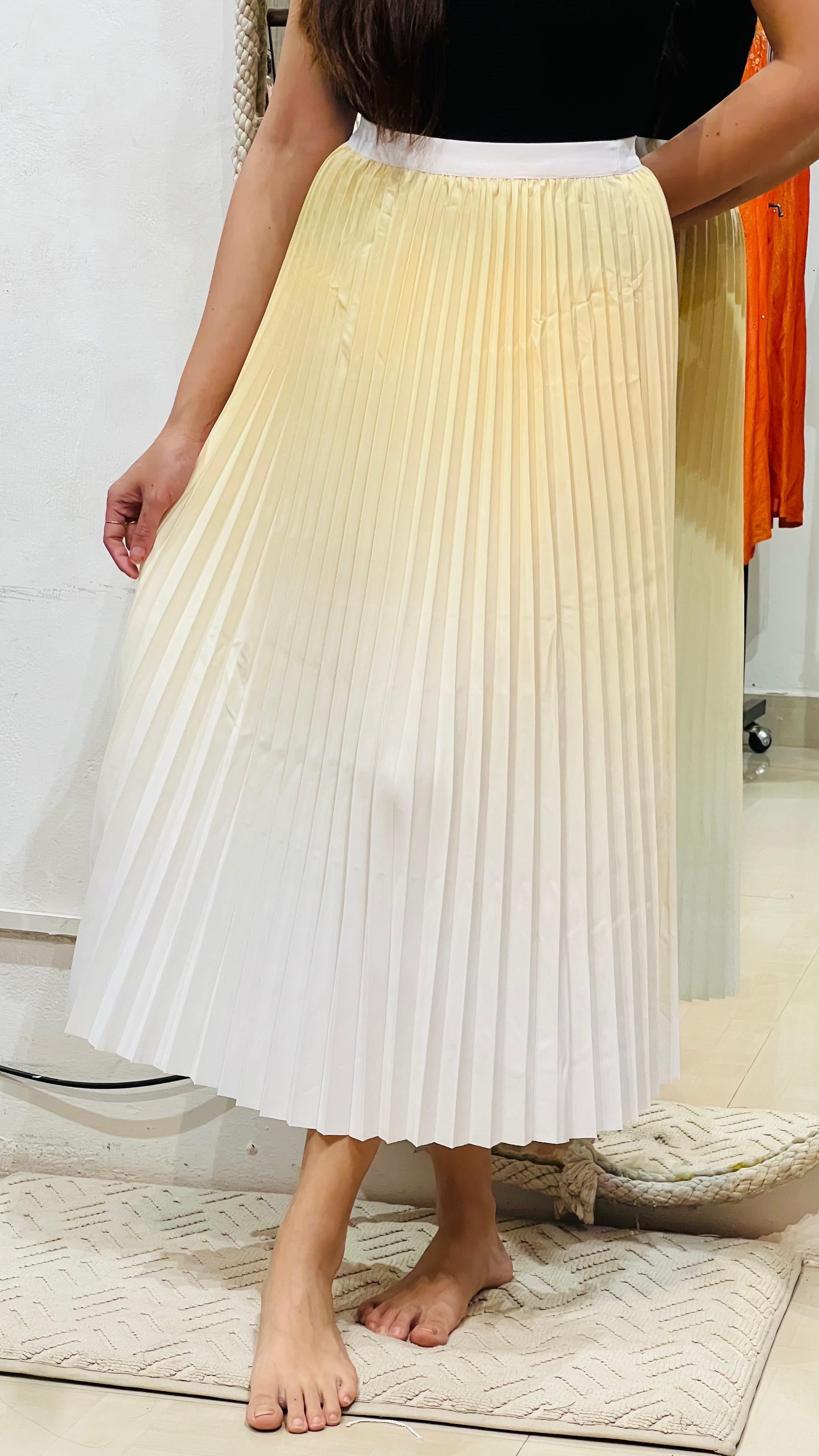 The Aria High-Rise Pleated Skirt