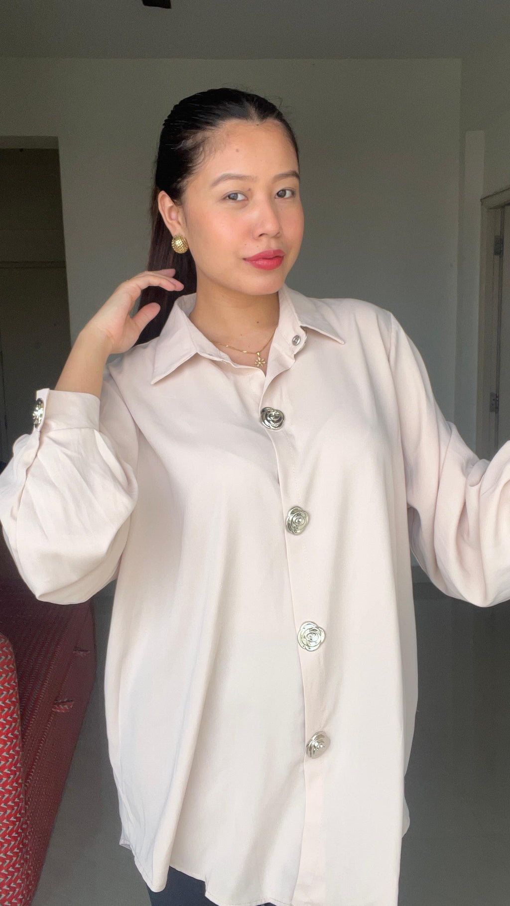The Heirloom Oversized Statement Shirt