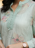 Floral Embroidered Tunic