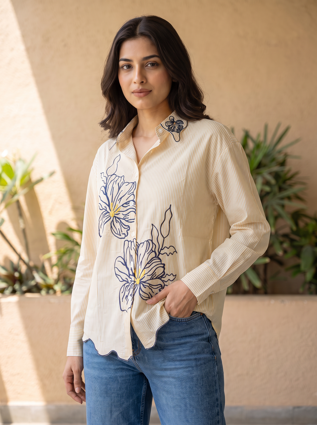 Summer Embroidered Shirt