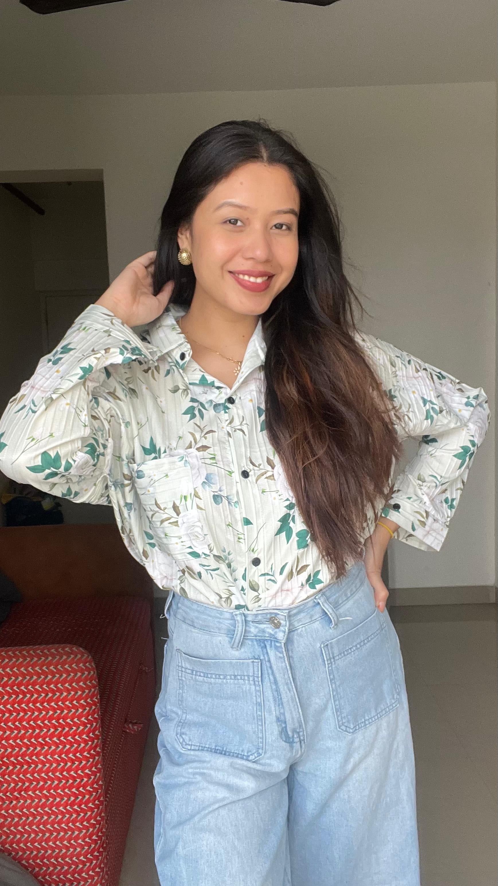 Garden Bloom Button-Down