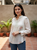 Floral Embroidered Tunic