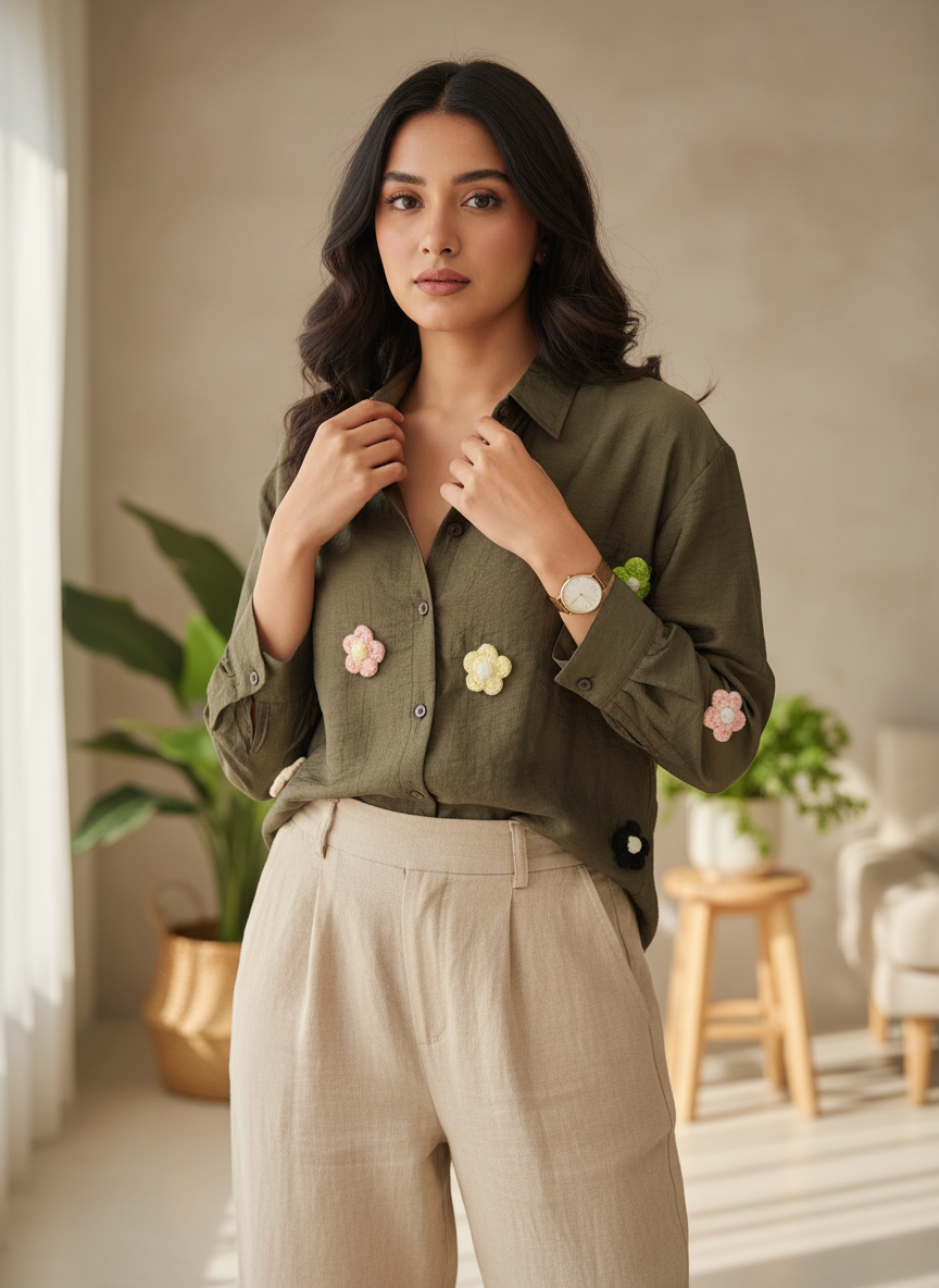 Cute Floral Shirt