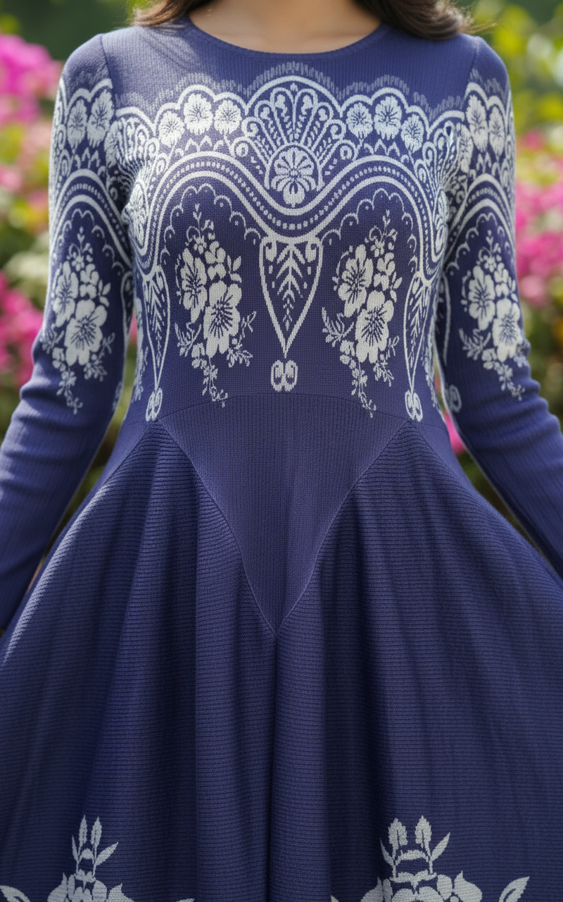 Garden Pleated Dress